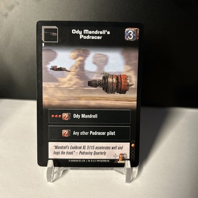 Ody Mandrell's Podracer 1999 Decipher Inc #111 Young Jedi