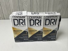 Certain Dri Clinical Antiperspirant 1.2 Ounce Pack Of 3 Prescription Strength