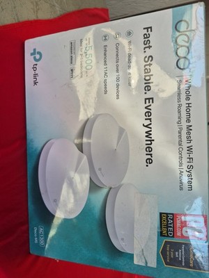 NEW TP-Link Deco M5 AC1300 Whole Home Mesh Wi-Fi System   3 Pack   Sealed