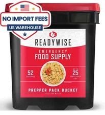 Wise Prepper Pack 52 Serving Emergency Food Supply Freeze Dried 25 Year Shelf