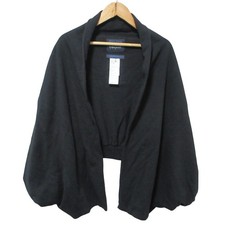 REGULATION Yohji Yamamoto Sweat Cape/Cardigan FI-J56-013 Size 2 Black Women USED