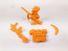 Vintage TMNT Playmates 1991 WALKABOUT Complete Set of 4 Parts Accessories Lot