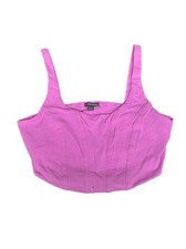 Wild Fable Corset Crop Top Pink Women's Size M