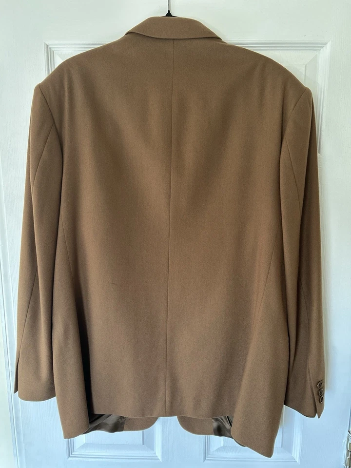 Hugo Boss 42R US Mens Blazer Carmel Brown Sports Coat Jacket  Corleone Swissmade - Image 2 of 4