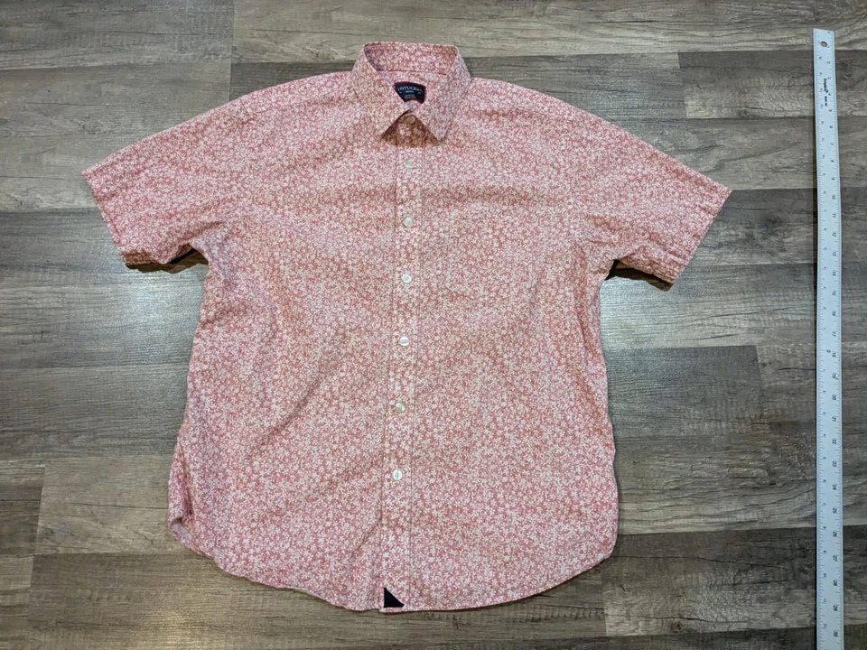 UNTUCKit Shirt Mens Size S Jean Louis Floral Print Shirt Short Sleeve Button Up - Image 2 of 4