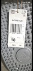 adidas Adissage Slide Sandals Men's US 18 Gray/White Rubber Slip-On — photo 1