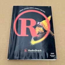 Vintage RadioShack Answers Catalog 2000 for Ham Radio for Man Cave