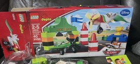 LEGO DUPLO DISNEY PLANES RIPSLINGER&rsquo;S AIR RACE SET 10510 RETIRED NO MANUAL 100%
