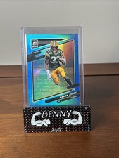 2021 Panini Donruss Optic - Aaron Jones #91 Aqua Prizm /299
