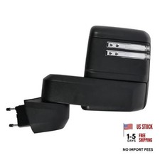 Left Side Mirror Compatible with 2019-2024 Silverado/Sierra 2500HD 3500HD