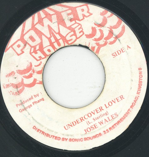 " UNDERCOVER LOVER." jose wales. Krafthaus 7 Zoll 1985.