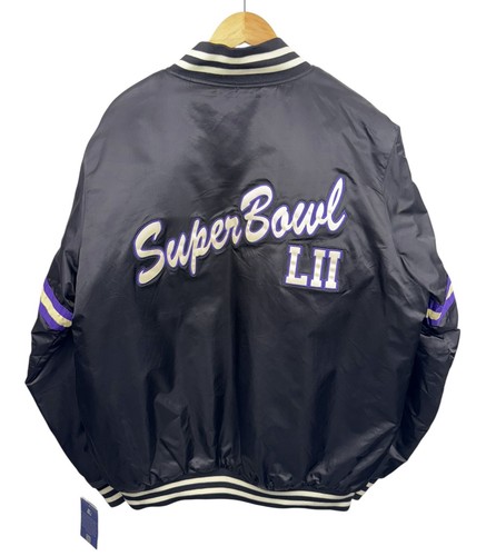 Starter GIII SUPERBOWL LII Vintage Garment Washed Jacket Sz XL NEW RARE - Picture 2 of 10