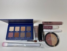 ULTA Beauty 9pc Eyeshadow Blush Palette Mascara Brush Lipstick Gloss Makeup Set