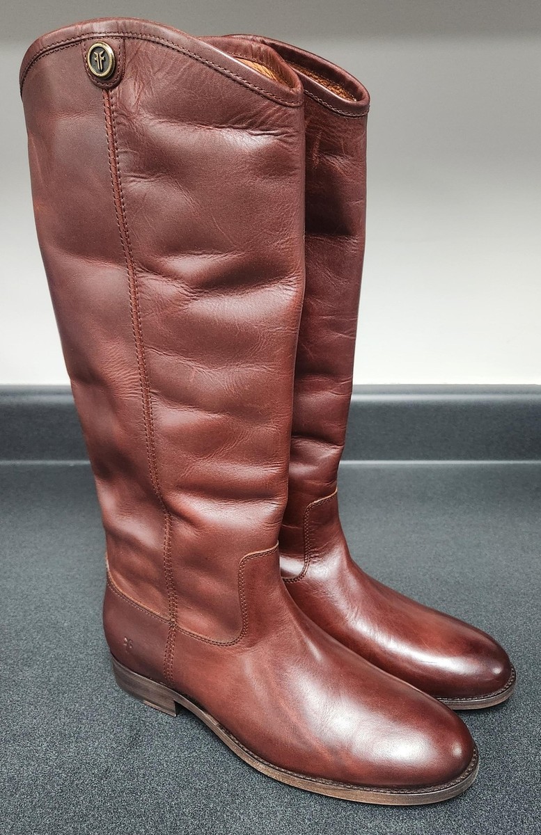 Frye Melissa Button Extended Calf Riding Boot $348 Frye Womens