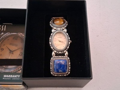 Ecclissi Sterling Silver Multi-stone Concho Stretch Band  display picture 3