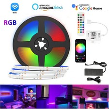 Striscia LED COB 24V RGB Flex tubo banda luminosa WIFI APP controllo dimmerabile