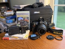 Nikon D70s DSLR + 18-55mm AF-S DX Lens Low 5,577 Shutter Count and Accessories
