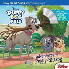 PUPPY DOG PALS READ-ALONG STORYBOOK AND ADVENTURES IN By Disney Book Group VG