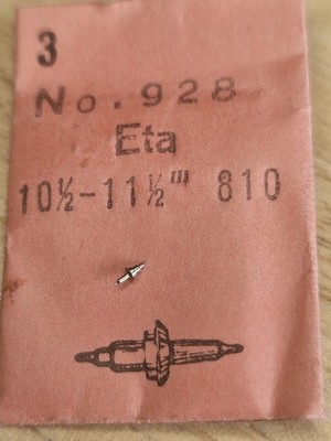 NOS New Swiss / Eje de Volante Balance Staff ETA 810 [10½-11½'''] / DCN nº 928.-