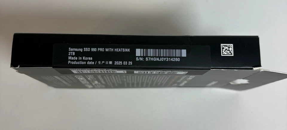 Samsung 990 PRO 2TB M.2 NVMe Internal SSD with Heatsink - Image 3 of 3