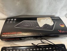 Perixx PERIBOARD-208W US Wired Compact Design USB Keyboard -