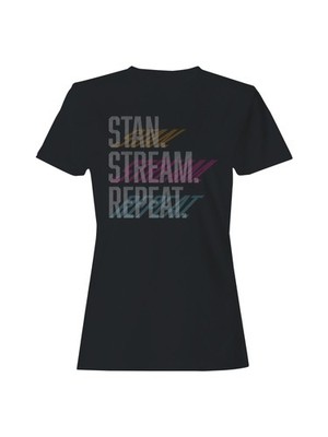 Stan Stream Repeat Graphic Design Women's T-shirt