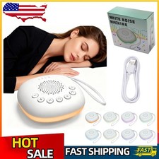 20 Sounds White Noise Machine Natural Rain Sound Therapy Sleeping Aid w/ Timer