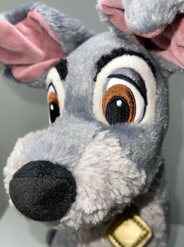 Disney Store Lady and the Tramp Plush 15 & 11 Inch One New With Tags One Used - Picture 10 of 20