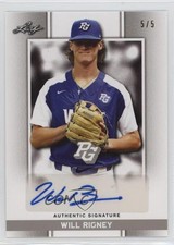 2018 Leaf Metal Perfect Game All-American Classic Day /5 Will Rigney Auto 10k8