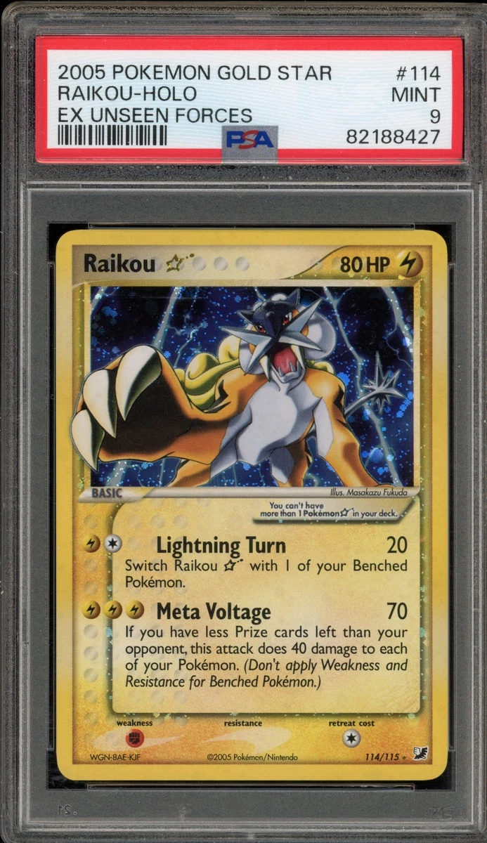 Pokémon TCG EX Unseen Forces Grade 9 Individual Trading Card Games Pokémon TCG EX Unseen Forces Grade 9 Individual Trading Card Games