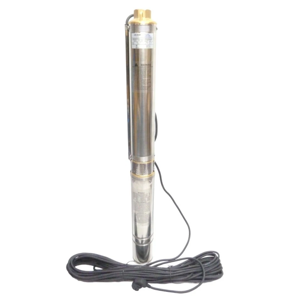 Pompe A Puits Profonds 3,5 Pouces de 1100W 6000 L / Hauteur 9,1 BAR, Citerne - Photo 4/4