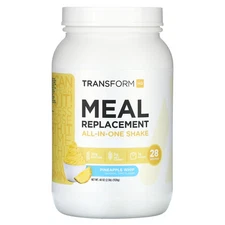 2 X TransformHQ, Meal Replacement, All-in-One Shake, Pineapple Whip, 2.5 lb 40 o