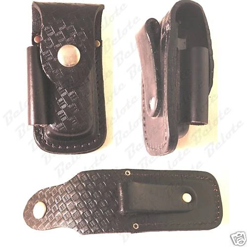 VICTORINOX Swiss Army Accessories Med Black Lthr Pouch + Loop 5021