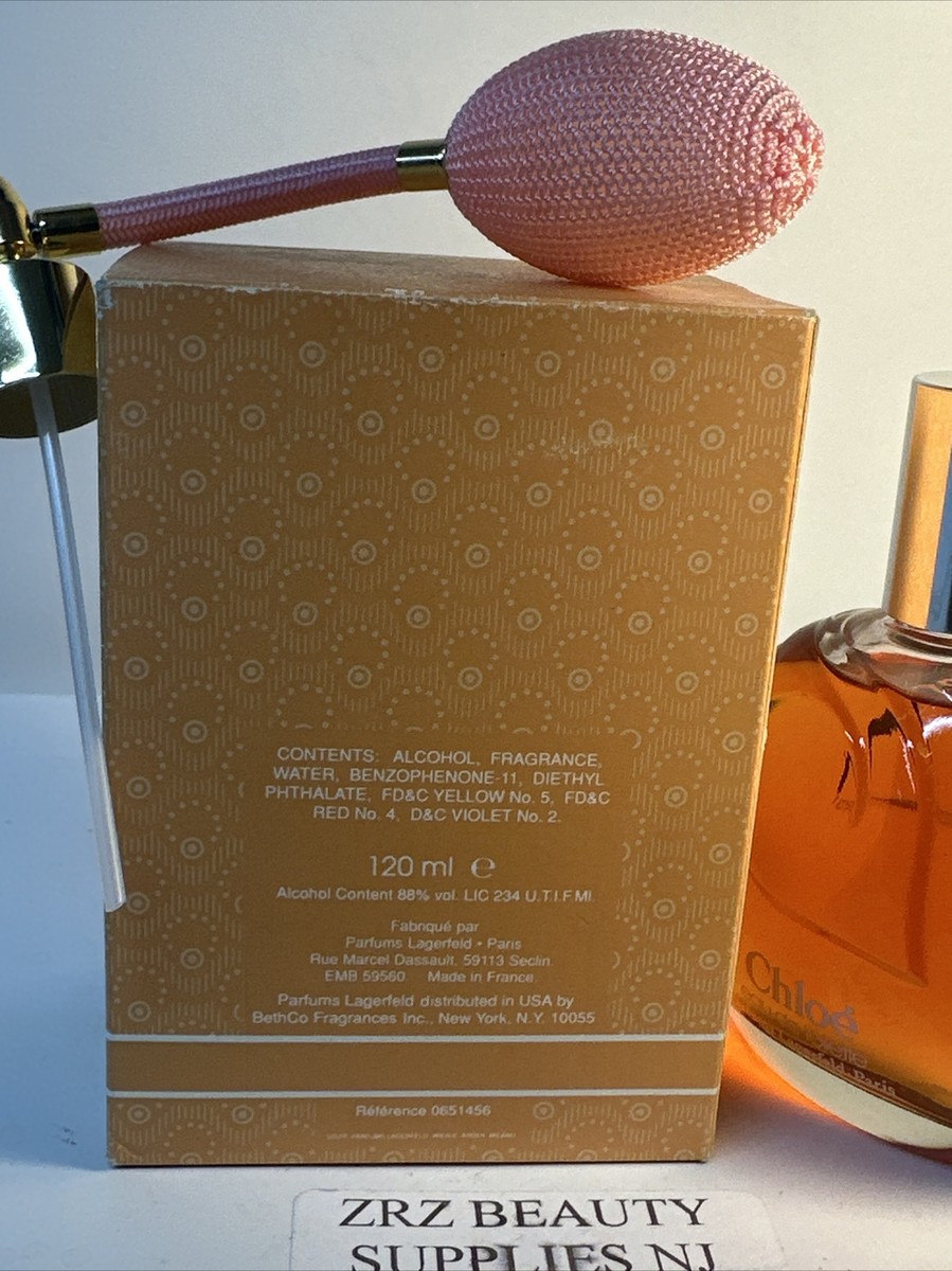 Chloé Eau De Toilette Perfume By Lagerfeld 4oz/ 120 ML With