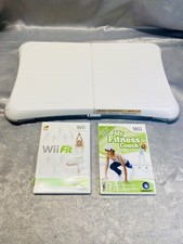 Nintendo Wii Balance Board W/ Wii Fit  My Fitness Coach 2 Games WORKS RVL-021