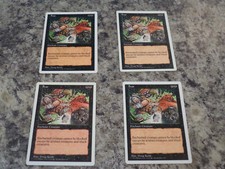 4x Playset MTG Magic the Gathering Complete Set of 4 x4 Cards Fifth Edition 5th