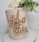 Personalised 2layer 3d Cake Charm |Fropper | Name | Wedding | Birthday | Baptism