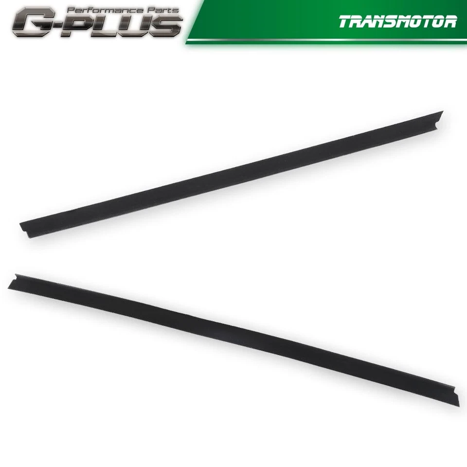 Kit de 4 piezas apto para camioneta Chevy ventana interior y exterior barrido fieltro sello resistente al clima Foto 3 de 4