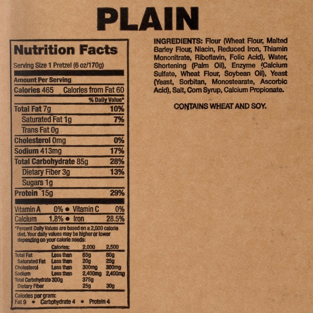 Never Frozen Bavarian Pretzels - 10 Pack, Perfect for Guilt-Free Snacking