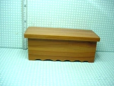 Miniature Cedar Chest Handcrafted Cedar Wood Artisan Jack Chasteen 1/12th Scale