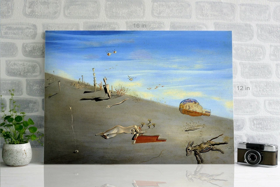 Impresión de cuadro de arte de pared en lienzo de miel es más dulce que la sangre Salvador Dalí Foto 2 de 4