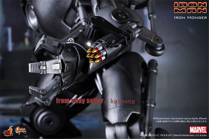 Hot Toys MMS164 Marvel Iron Man 1/6 Scale Iron Monger Action