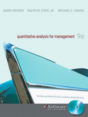 Quantitative Analysis for Management Hardcover