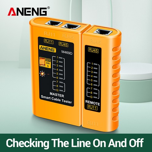 Multifunction Network Cable Tester RJ11 RJ45 RJ12 CAT5 UTP LAN Cable Tester Tool - Bild 3 von 24