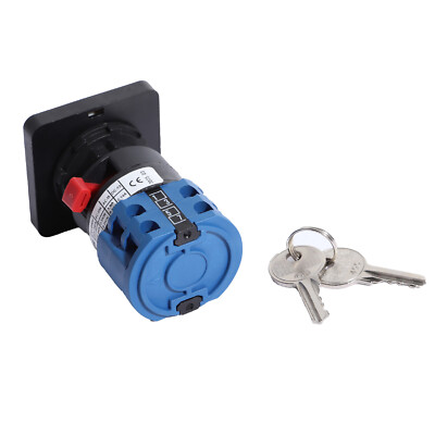 Schlüsselschalter Wendeschalter 1NC+1NO 550V 3A 16mm für elektrische Anwendungen
