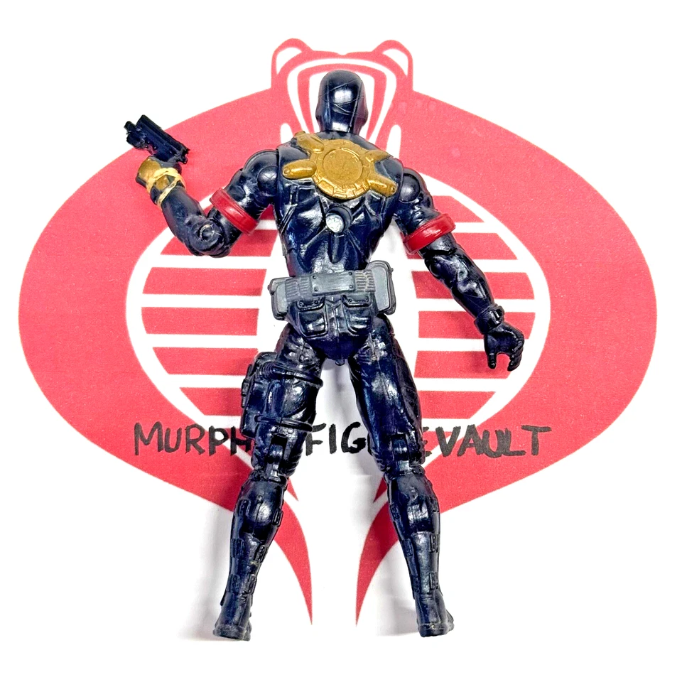 GI Joe Black Dragon Trooper V2 G.I. Figura de acción Hasbro 2005 3,75" suelta Foto 4 de 4