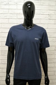 magliette fila uomo blu