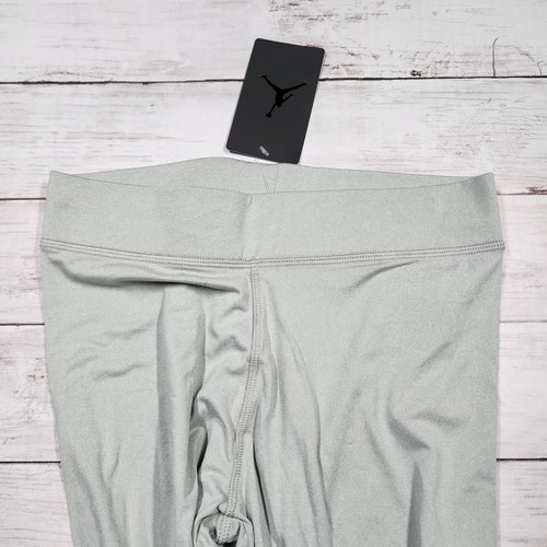 Sz Large Girls Nike Jordan Jumpman Grey Heather Tights 45B793 C87 - NWT - Picture 6 of 7