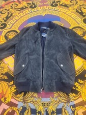  798 Polo Ralph Lauren Suede Bomber Jacket