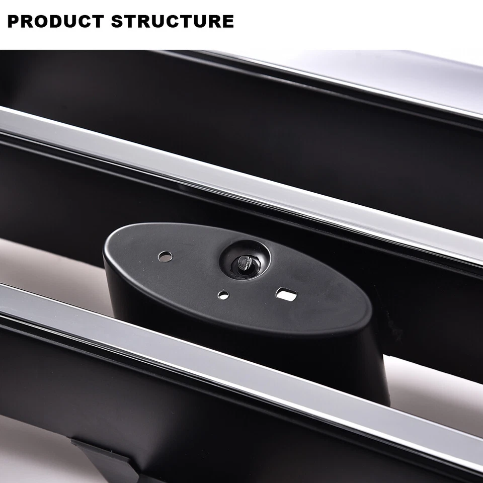 Fit For 1992-1996 Ford F150 F250 F350 Bronco Grille Headlight Bezel Kit Chrome Foto 4 de 4